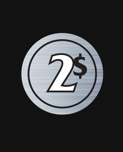 Token - 1 Token - $2